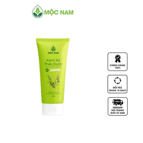 Kem xả Mộc Nam hỗ trợ giảm rụng, nuôi dưỡng tóc mềm mượt