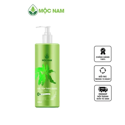 Sữa tắm thảo mộc lá xoài tràm trà Mộc Nam