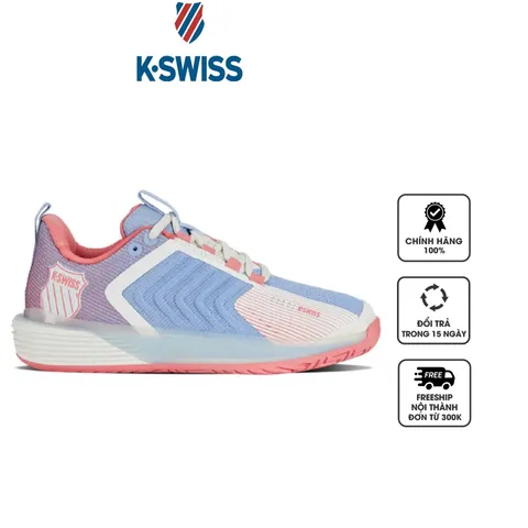 Giày pickleball, giày tennis nữ K-swiss Ultrashot 3 96988-178-M Strawberry Ice