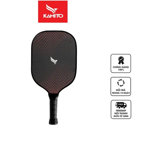 Vợt pickleball Kamito Lovegame 01 sợi carbon