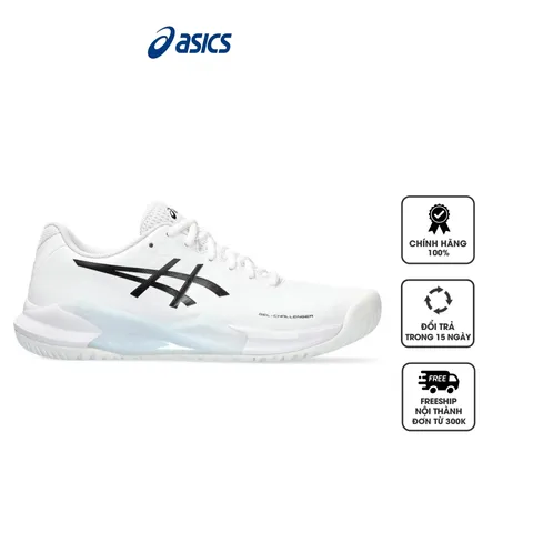 Giày pickleball, giày tennis nam Asics Gel Challenger 14 1041A405.101 White Black