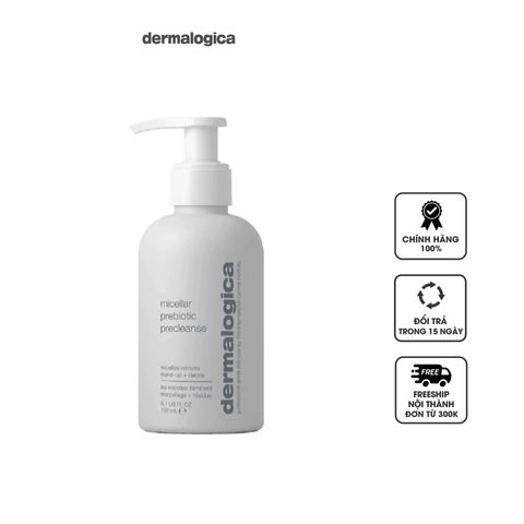 Sữa Tẩy Trang Cân Bằng Da Dermalogica Micellar Prebiotic Precleanse - Chăm Sóc Da Mặt Dưỡng Ẩm, Dịu Nhẹ, 150ml