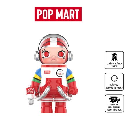 Mô Hình Pop Mart Mega Space Molly 400% Team Coca-Cola - Figurine Phi Hành Gia Độc Đáo Chất Liệu PVC/ABS/Gifts Cho Người Hâm Mộ