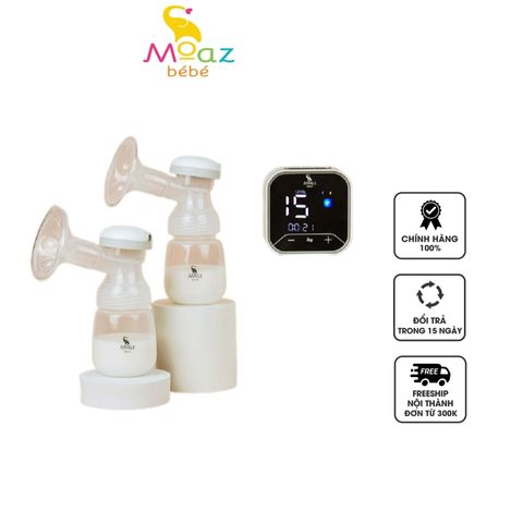 Máy Hút Sữa Điện Đôi Moaz BéBé MB – 094, Đa Chức Năng Hiện Đại, Kích Sữa & Massage Cho Mẹ, Thiết Kế Tiện Lợi 2024
