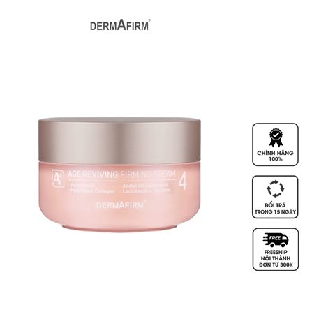 Kem Dưỡng Dermafirm Age Reviving Firming Cream A4 - Cấp Ẩm, Ngăn Mất Nước, Cải Thiện Đàn Hồi và Trẻ Hóa Da 50g