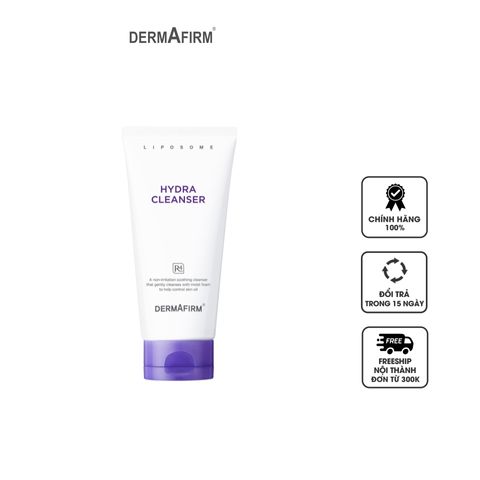 Sữa Rửa Mặt Dịu Nhẹ Dermafirm Hydra Cleanser R4 Perilla Purple - Làm Sạch Sâu Cho Da Nhạy Cảm, Phù Hợp Với Độ pH 5.5-5.9