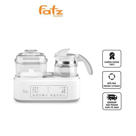 Máy Tiệt Trùng Bình Sữa Đa Năng Fatzbaby Multimax 2 Plus FB9025SL - Nấu Cháo, Làm Sữa Chua, Chức Năng Bảo Quản Thông Minh