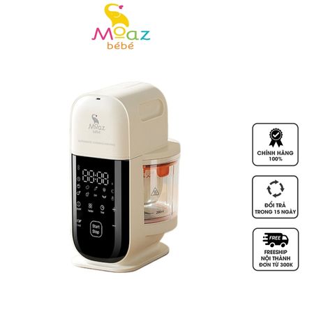 Máy xay hấp đa năng Moaz BéBé MB-093 - Thiết bị xay xay và hấp tiện lợi cho chế biến thực phẩm nhanh chóng, nhỏ gọn, dễ vệ sinh