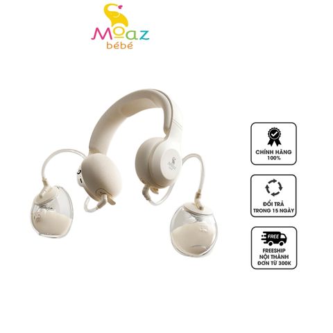 Máy hút sữa di động Moaz BéBé MB-091 kèm chức năng chườm ấm cổ - Thao tác dễ dàng, thiết kế tiện lợi cho mẹ bỉm sữa.