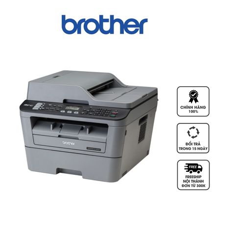 Máy in laser đa năng Brother MFC-L2701D - In, Scan, Copy, Fax, tốc độ 30 trang/phút, in 2 mặt tự động, kết nối USB tiện lợi