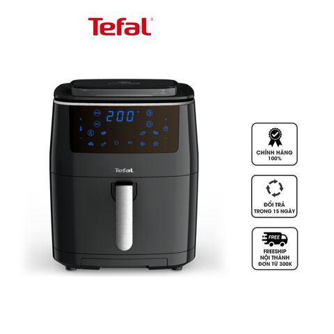 Nồi Chiên Không Dầu Tefal FW201815 6.5 Lít - Đa Năng Chiên Nướng & Hấp, Bảng Điều Khiển Cảm Ứng, Hẹn Giờ 60 Phút, An Toàn Sử Dụng