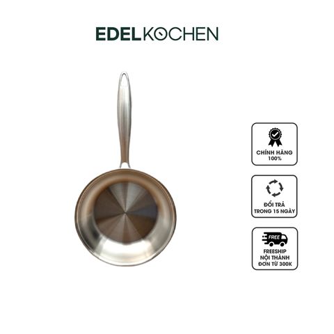 Chảo Inox 304 Edelkochen ED-124I 24cm - Chảo Bếp Từ Chống Dính, Chất Liệu Bền, Dùng Trên Mọi Loại Bếp