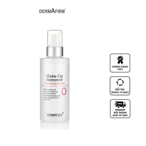 Nước Tẩy Trang Dermafirm Make Up Remover 200ml - Làm Sạch Sâu, Dịu Nhẹ, Phù Hợp Mọi Loại Da, Không Chứa Dầu
