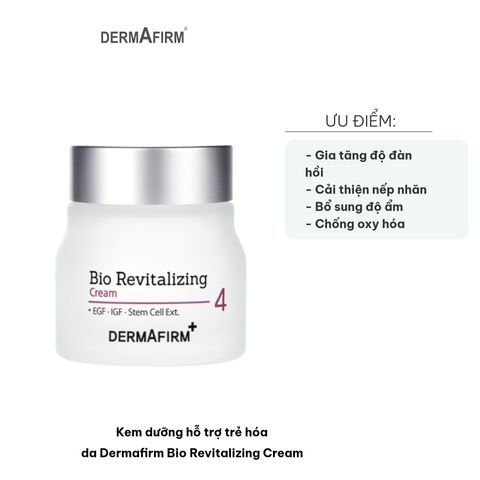 Kem Dưỡng Trẻ Hóa Da Dermafirm Bio Revitalizing Cream - Hỗ Trợ Collagen, Cấp Ẩm, Giảm Nếp Nhăn, Da Tươi Trẻ 60g