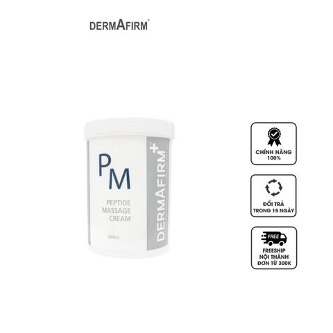 Kem Massage Tăng Sinh Tế Bào Dermafirm Peptide - Dưỡng Trắng, Kích Thích Collagen cho Da Mềm Mại, Sáng Khỏe 1000ml