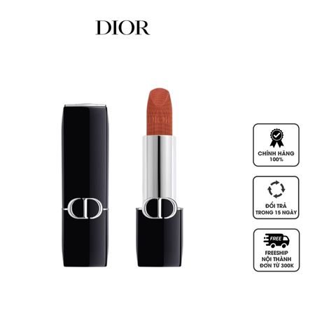 Son Dior Rouge 539 Terra Bella Velvet Finish - Son Môi Cam Đất Mịn Như Nhung, Giữ Màu Lên Đến 12 Giờ, Thích Hợp Cho Mọi Dịp
