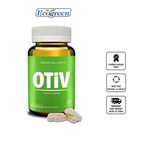 Otiv – Viên uống hỗ trợ não bộ chính hãng của Mỹ