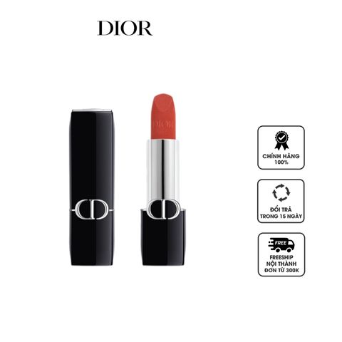 Son Thỏi Dior Rouge Velvet Finish 314 Grand Bal - Cam Đất Lì Mịn, Độ Bám Màu Cao, Trang Điểm Sang Trọng cho Phái Đẹp