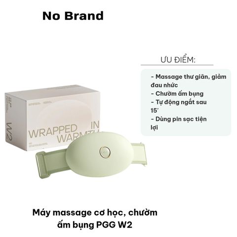 Máy Massage Nóng PGG W2 - Thiết Bị Massage Cơ Học Thư Giãn Bụng Cho Phụ Nữ, Hỗ Trợ Ngày Đèn Đỏ, Tiện Lợi Sử Dụng Ngoài Trời