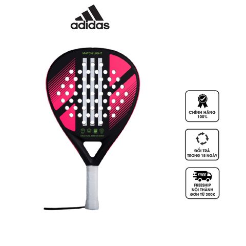 Vợt Padel Adidas Match Light 3.2 RK5GB4U58 - Thiết Kế Giọt Nước, Mặt Sợi Thủy Tinh, Dễ Kiểm Soát Bóng, Dụng Cụ Thể Thao Chất Lượng Cao