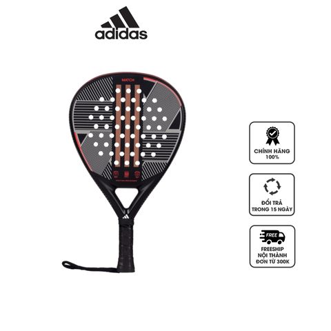Vợt Padel Adidas Match 3.3 Black/Red - Dụng cụ thể thao cao cấp cho cú đánh tấn công mạnh mẽ, thiết kế bắt mắt và chất liệu bền bỉ.