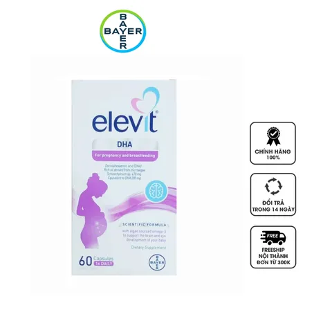 Viên uống Elevit DHA For Pregnancy & Breastfeeding cho bà bầu