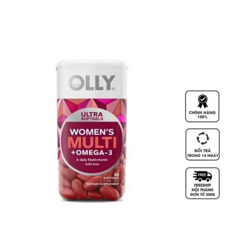 Vitamin tổng hợp cho nữ Women's Multi + Omega-3 Ultra Softgels