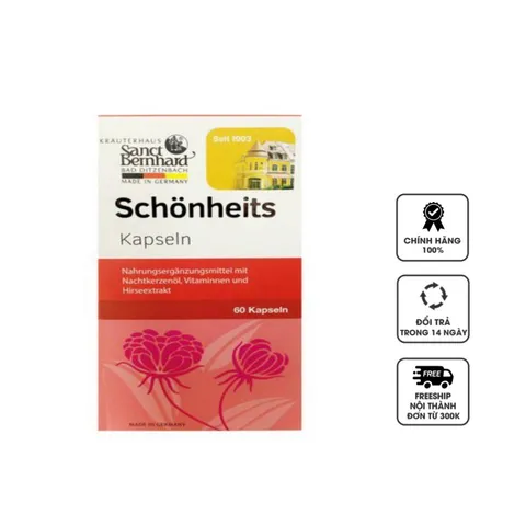 [Tặng Voucher 50K] Dầu hoa anh thảo Schönheits Kapseln của Đức