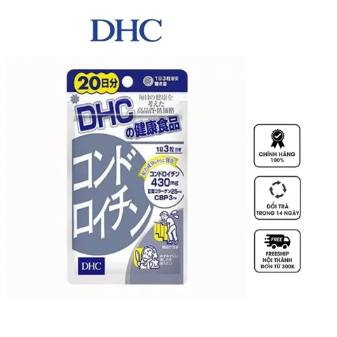 Viên uống sụn vi cá DHC Nhật Bản 20 ngày hỗ trợ xương khớp