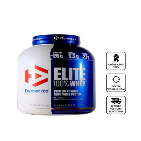 Sữa tăng cơ Elite whey protein Dymatize 5.06 Lbs