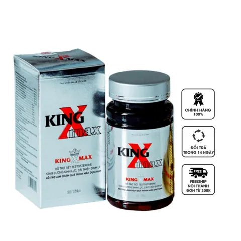 King X Max - Viên uống hỗ trợ tăng cường sinh lý nam