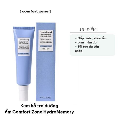 Kem Dưỡng Ẩm Comfort Zone HydraMemory Cream 60ml - Cấp Nước và Khóa Ẩm Chuyên Sâu, Phục Hồi Da Dưới Hệ Thống Chăm Sóc Da Cao Cấp