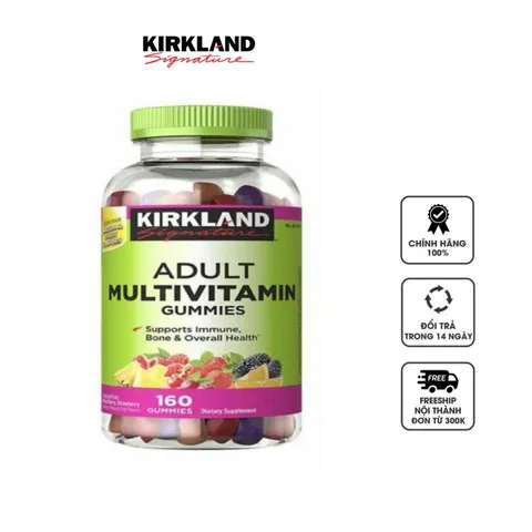 Kẹo bổ sung vitamin cho người lớn Kirkland Adult Multivitamin