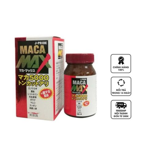 Viên uống hỗ trợ sinh lý nam Maca Max 5000 J-Pride của Nhật