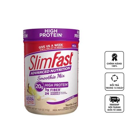 Sữa Slimfast Advanced Nutrition giàu Protein hỗ trợ giảm cân