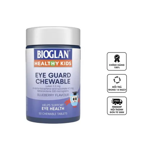 Viên nhai bổ mắt cho trẻ Bioglan Kids Eye Guard Chewable