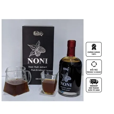 Nước cốt trái nhàu Isito Noni Fruit Extract Pure & Natural
