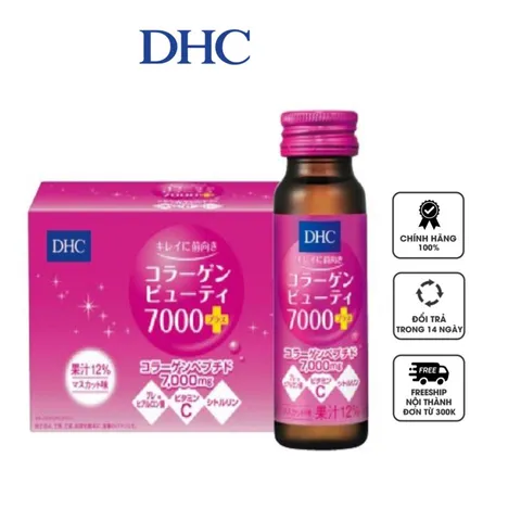 [10 lọ] Collagen DHC Beauty 7000 + Dạng Nước Của Nhật