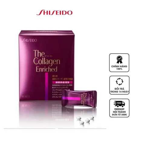 Viên uống Shiseido Collagen Enriched chính hãng của Nhật