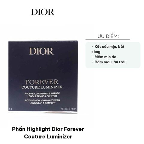 Phấn Highlight Dior Forever Couture Luminizer - Lớp Nền Óng Ánh, Rạng Rỡ Cho Làn Da Châu Á, Màu 02 Pink Glow