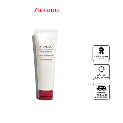 Sữa rửa mặt làm sạch sâu Shiseido Deep Cleansing Foam