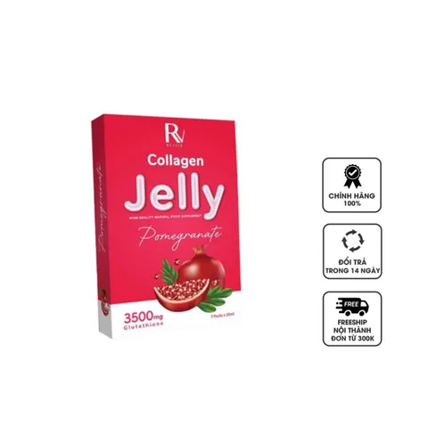 Thạch lựu collagen jelly Pomegranate từ Thụy Sỹ
