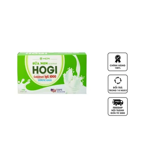 Sữa non Colostrum Hogi hỗ trợ tăng cường đề kháng