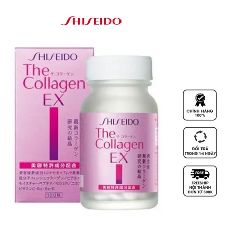 Collagen Shiseido EX 120 viên cho người dưới 40 tuổi