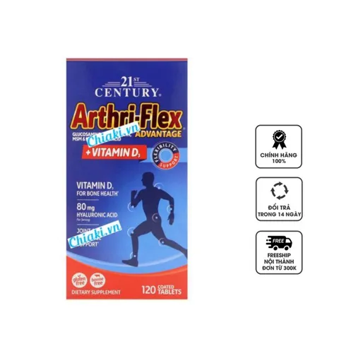 Viên uống Arthri Flex + Vitamin D3 của Mỹ