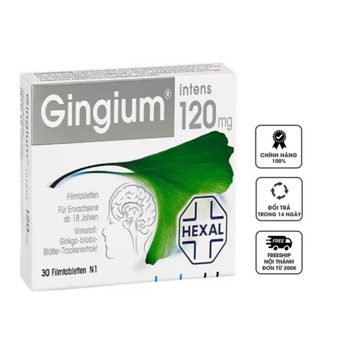 Gingium 120mg - viên bổ não tăng cường trí nhớ