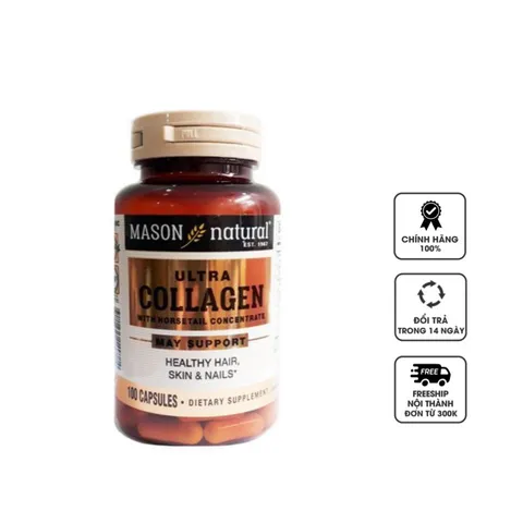 Ultra Collagen Mason - Công thức + 14 vitamin hỗ trợ làm đẹp da