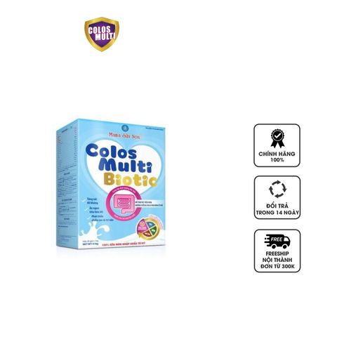 Sữa non Colosmulti Biotic cho trẻ táo bón và tiêu hóa kém