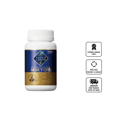 Viên uống Super Lutein Mirto+ hỗ trợ bổ sung dưỡng chất toàn diện cho cơ thể