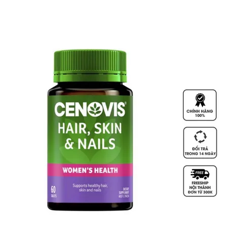 Viên uống Cenovis Hair Skin and Nails hỗ trợ tốt cho da, tóc và móng